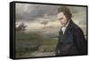 Ludwig Van Beethoven Beethoven out for a Walk on a Windy Day-H. Wulff-Framed Stretched Canvas