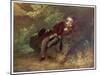 Ludwig Van Beethoven Beethoven Sitting in Some Woods-null-Mounted Art Print