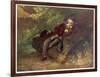 Ludwig Van Beethoven Beethoven Sitting in Some Woods-null-Framed Art Print