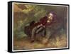 Ludwig Van Beethoven Beethoven Sitting in Some Woods-null-Framed Stretched Canvas