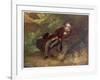 Ludwig Van Beethoven Beethoven Sitting in Some Woods-null-Framed Art Print