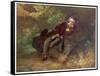 Ludwig Van Beethoven Beethoven Sitting in Some Woods-null-Framed Stretched Canvas