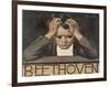 Ludwig Van Beethoven Beethoven Struggles with His Inner Demons as He Composes His 9th Symphony-null-Framed Photographic Print