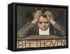 Ludwig Van Beethoven Beethoven Struggles with His Inner Demons as He Composes His 9th Symphony-null-Framed Stretched Canvas