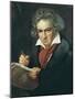 Ludwig Van Beethoven Composing the Missa Solemnis-Joseph Karl Stieler-Mounted Art Print
