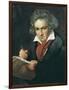 Ludwig Van Beethoven Composing the Missa Solemnis-Joseph Karl Stieler-Framed Art Print