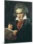 Ludwig Van Beethoven Composing the Missa Solemnis-Joseph Karl Stieler-Mounted Art Print