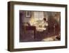 Ludwig Van Beethoven Composing-null-Framed Photographic Print