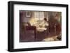 Ludwig Van Beethoven Composing-null-Framed Photographic Print