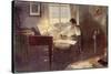 Ludwig Van Beethoven Composing-null-Stretched Canvas