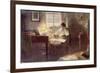 Ludwig Van Beethoven Composing-null-Framed Photographic Print