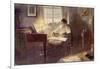 Ludwig Van Beethoven Composing-null-Framed Photographic Print