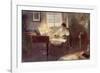 Ludwig Van Beethoven Composing-null-Framed Photographic Print