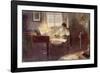 Ludwig Van Beethoven Composing-null-Framed Photographic Print