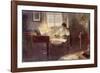 Ludwig Van Beethoven Composing-null-Framed Photographic Print