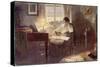 Ludwig Van Beethoven Composing-null-Stretched Canvas