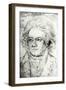 Ludwig van Beethoven drawing-August Karl Friedrich von Kloeber-Framed Giclee Print