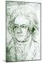 Ludwig van Beethoven drawing-August Karl Friedrich von Kloeber-Mounted Giclee Print