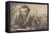 Ludwig Van Beethoven, German Composer and Pianist (1770-1827)-Gustav Heinrich Eberlein-Framed Stretched Canvas