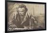 Ludwig Van Beethoven, German Composer and Pianist (1770-1827)-Gustav Heinrich Eberlein-Framed Giclee Print