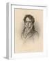 Ludwig Van Beethoven German Composer Portrait in 1814-null-Framed Art Print