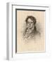 Ludwig Van Beethoven German Composer Portrait in 1814-null-Framed Art Print