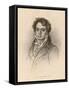 Ludwig Van Beethoven German Composer Portrait in 1814-null-Framed Stretched Canvas