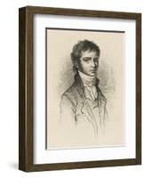 Ludwig Van Beethoven German Composer Portrait in Vienna, 1801-null-Framed Art Print