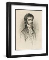 Ludwig Van Beethoven German Composer Portrait in Vienna, 1801-null-Framed Art Print