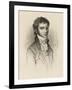 Ludwig Van Beethoven German Composer Portrait in Vienna, 1801-null-Framed Art Print