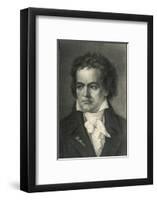 Ludwig Van Beethoven German Composer Portrait-null-Framed Photographic Print