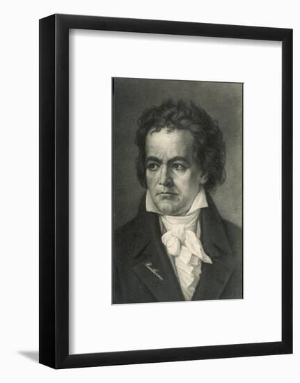 Ludwig Van Beethoven German Composer Portrait-null-Framed Photographic Print