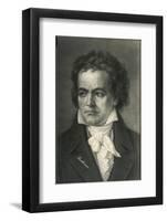 Ludwig Van Beethoven German Composer Portrait-null-Framed Photographic Print