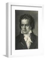 Ludwig Van Beethoven German Composer Portrait-null-Framed Photographic Print
