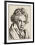 Ludwig Van Beethoven German Composer-null-Framed Photographic Print