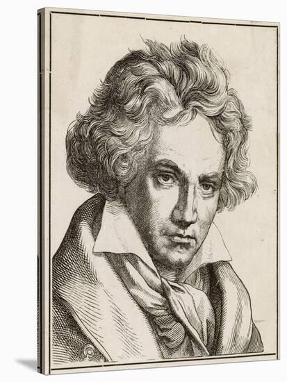 Ludwig Van Beethoven German Composer-null-Stretched Canvas