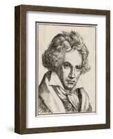 Ludwig Van Beethoven German Composer-null-Framed Photographic Print