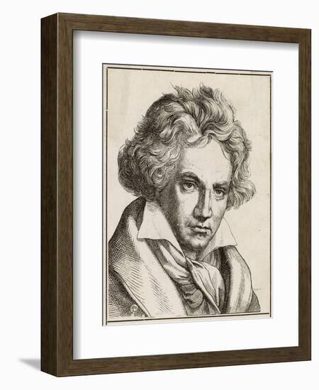 Ludwig Van Beethoven German Composer-null-Framed Photographic Print