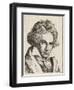 Ludwig Van Beethoven German Composer-null-Framed Photographic Print