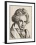 Ludwig Van Beethoven German Composer-null-Framed Photographic Print