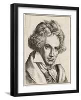 Ludwig Van Beethoven German Composer-null-Framed Photographic Print