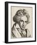 Ludwig Van Beethoven German Composer-null-Framed Photographic Print