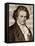 Ludwig Van Beethoven with One of His Manuscripts-null-Framed Stretched Canvas