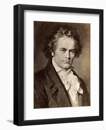 Ludwig Van Beethoven-null-Framed Premium Giclee Print