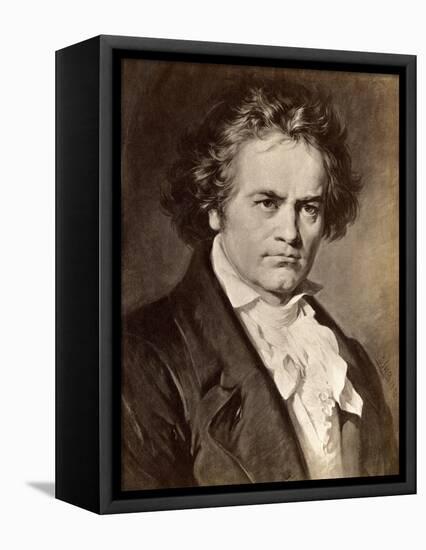 Ludwig Van Beethoven-null-Framed Stretched Canvas