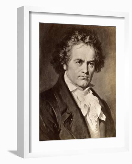 Ludwig Van Beethoven-null-Framed Giclee Print