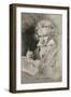 Ludwig Van Beethoven-null-Framed Art Print