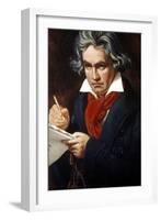 Ludwig Van Beethoven-Joseph Karl Stieler-Framed Giclee Print