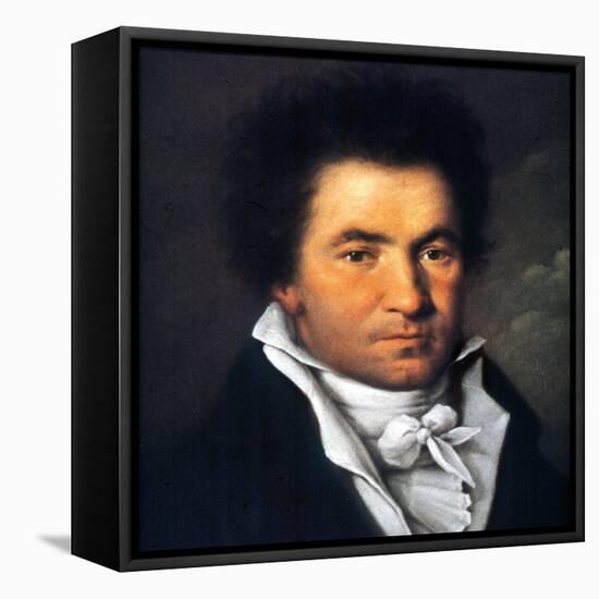 Ludwig Van Beethoven-Joseph Willibrord Mahler-Framed Stretched Canvas