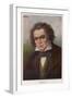 Ludwig Van Beethoven-null-Framed Art Print